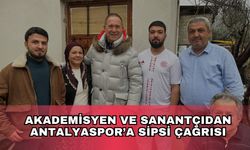 Akademisyen ve sanatçıdan Antalyaspor’a sipsi çağrısı
