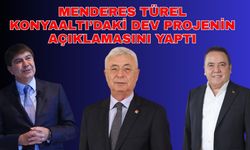 Menderes Türel Konyaaltı’daki dev projenin açıklamasını yaptı
