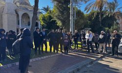 Manavgat'ta umre yolcuları dualarla uğurlandı