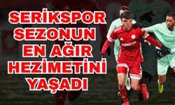Serikspor sezonun en ağır hezimetini yaşadı