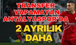 Transfer yapamayan Antalyaspor’da 2 ayrılık daha