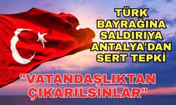 Türk bayrağına saldırıya Antalya'dan sert tepki: "Vatandaşlıktan çıkarılsınlar"