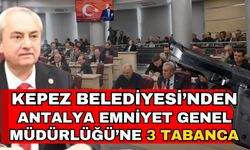 Kepez Belediyesi’nden Antalya Emniyet Genel Müdürlüğü’ne 3 tabanca