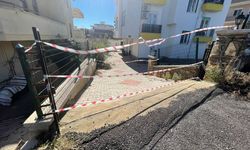 Antalya’da havuz çöktü 7 katlı apartman tahliye edildi