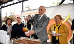 Antalya’daki kadın kooperatiflerinden tarhana ikramı