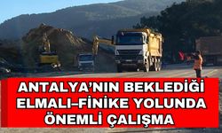 Antalya’nın beklediği Elmalı–Finike yolunda önemli çalışma