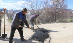 Antalya’nın topuklu efesi Saniye Caran’dan yol çalışması