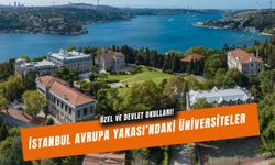 İstanbul Avrupa Yakasındaki Üniversiteler: Özel ve Devlet Üniversiteleri