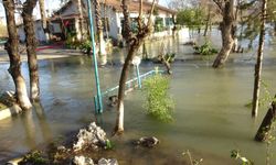 Manavgat Irmağı taştı, kenarındaki işletmeler sular altında kaldı