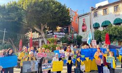 Antalya’daki Ukraynalılar direnişin 4. Yılında bir araya geldi