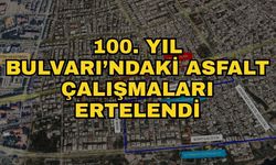 100. Yıl Bulvarı’ndaki asfalt çalışmaları ertelendi