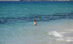 Alanya'da mart ayı ortasında yaz görüntüleri