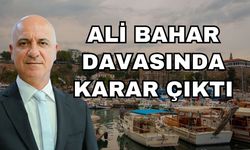 Ali Bahar davasında karar çıktı