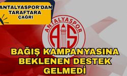Antalyaspor’dan taraftara çağrı: Bağış kampanyasına beklenen destek gelmedi
