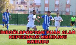 İnegölspor’dan puan alan Kepezspor umudunu korudu 0-0