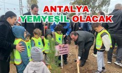 Antalya’da 25 bin fidan toprakla buluştu
