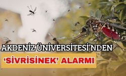 Akdeniz Üniversitesi’nden ‘Sivrisinek’ alarmı