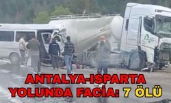 Antalya-Isparta yolunda facia: 7 ölü