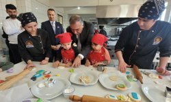 Antalya’daki minikler mutfağa girdi ürünler ağızları tatlandırdı