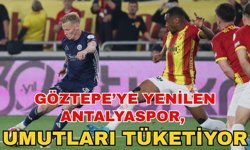 Göztepe’ye yenilen Antalyaspor, umutları tüketiyor 0-2