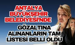 Antalya Büyükşehir Belediyesi operasyonunda kimler gözaltına alındı?