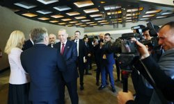 Cumhurbaşkanı Erdoğan Bosna Hersek Devlet Başkanlığı Konseyi üyeleriyle bir araya geldi