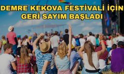 Demre Kekova Festivali için geri sayım başladı