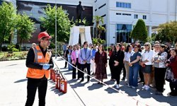 Muratpaşa Belediyesi’nde yangın tatbikatı gerçekleştirildi