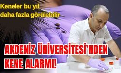 Akdeniz Üniversitesi’nden kene alarmı!