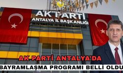 AK Parti Antalya’da bayramlaşma programı belli oldu... AK Parti Antalya bayramlaşma programı ne zaman?