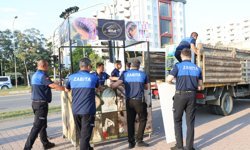 Aksu'da yol ve kaldırım işgallerine geçit verilmedi
