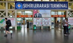 Antalya otogarına bilet denetlemesi