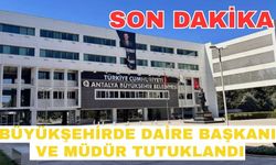 Büyükşehirde daire başkanı ve müdür tutuklandı