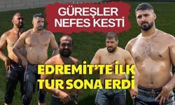 2026 Edremit Yağlı Güreşleri'nde ilk tur tamamlandı