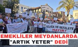 Emekliler meydanlarda "Artık yeter" dedi