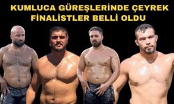 2026 Kumluca yağlı güreşlerinde çeyrek finale kalan başpehlivanlar belli oldu