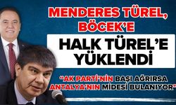 Menderes Türel, Böcek’e halk Türel’e yüklendi