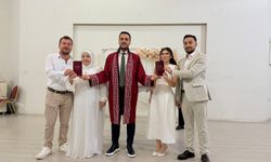 Mersin'de iki kardeş aynı gün ‘evet’ dedi