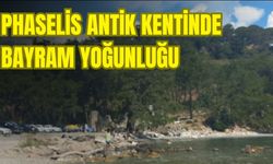 Phaselis Antik Kentinde bayram yoğunluğu