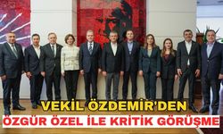 Vekil Özdemir'den CHP Genel Merkezi'nde Özgür Özel ile kritik görüşme
