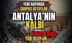 Yeni raporda çarpıcı detaylar! Antalya’nın kalbi yavaş yavaş yok oluyor