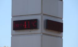 Antalya'da termometreler 41 dereceyi gösterdi