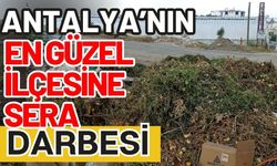 Antalya’nın en güzel ilçesine sera darbesi