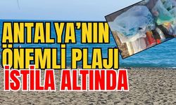 Antalya’nın önemli plajı istila altında