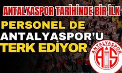 Antalyaspor tarihinde bir ilk! Personel de Antalyaspor’u terk ediyor
