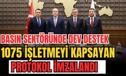 Basın sektöründe dev destek: 1075 işletmeyi kapsayan protokol imzalandı
