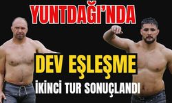Yuntdağı'nda Antalya'dan iki başpehlivandan nefes kesen kapışma... Yuntdağı'da ikinci tur tamamlandı