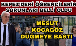 Kepez’deki öğrencilerin sorunları belli oldu! Mesut Kocagöz düğmeye bastı