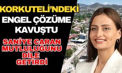 Korkuteli’ndeki engel çözüme kavuştu! Saniye Caran mutluluğunu dile getirdi
