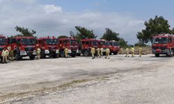 Mersin'de 423 hektarlık alanda yangın tatbikatı